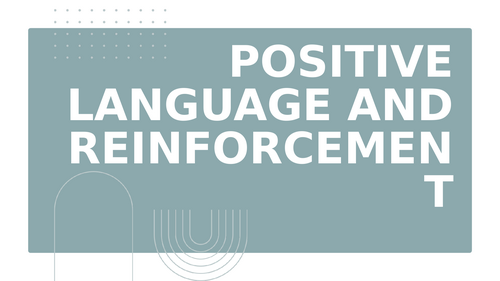 LA Training on Using Positive Language