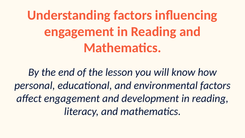 T-Level Education + Early Years. Core chapter 2: Supporting Education - 2.7