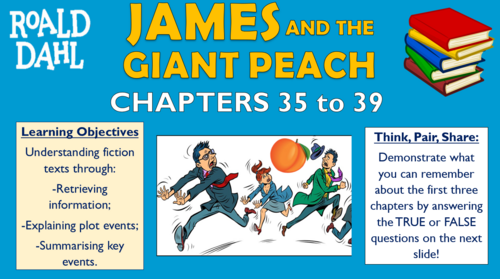 James and the Giant Peach - Chapters 35-39!