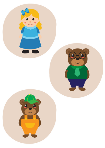 Goldilocks and the Three Bears Story Circles