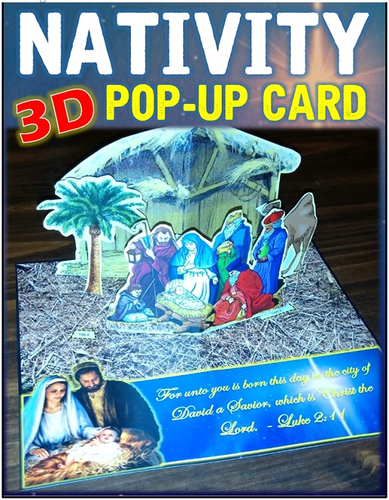 Nativity Pop-up Card