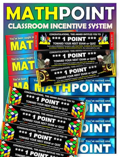 Mathpoints: Engaging Award Incentive Points System for Math Class