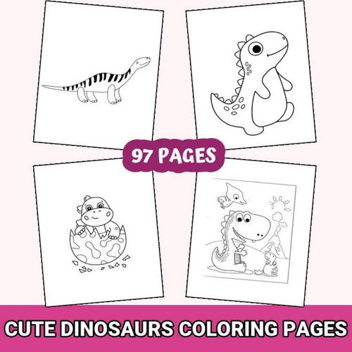 Adorable Dinosaur Coloring Pages for Creative Kids