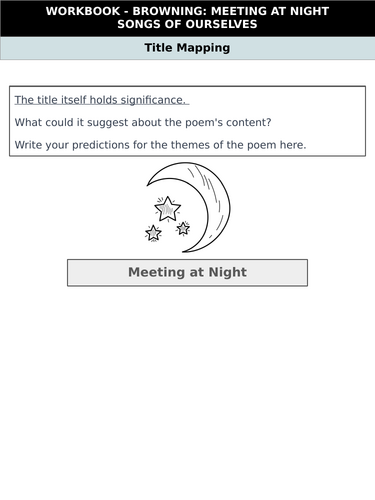 Browning: Meeting at Night