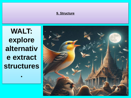 AQA Language Paper One Writing Structure