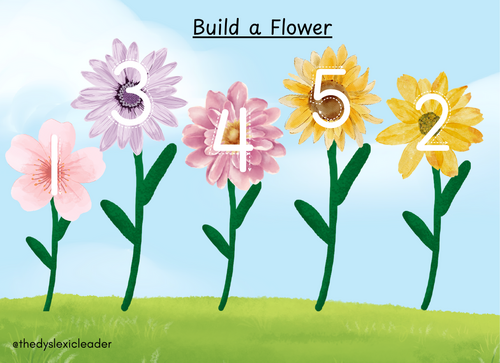 Build your flower 1-20 Counting Activity