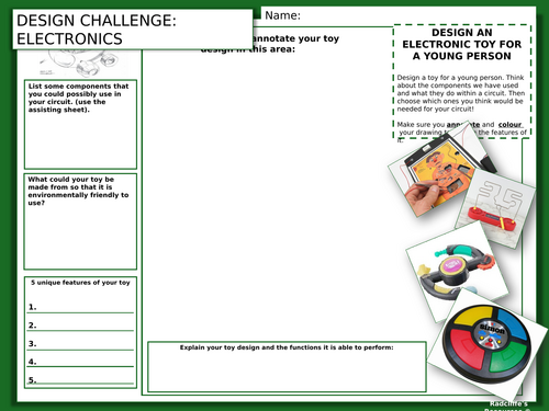 Design Challenge - RM - Polymers KS3 (Cover Lesson)