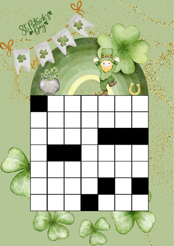 Pentominoes St. Patrick's Day style