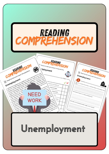 Reading Comprehension - Unemployment + Solutions