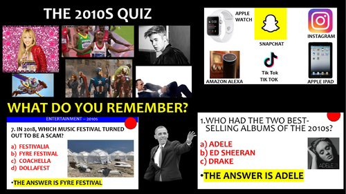 2010s TRIVIA QUIZ!