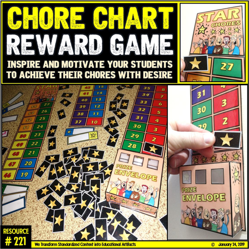 Choice & Stars: The Motivational Empowering Chore Chart System
