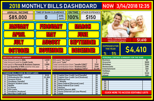 Budget & Expenses Tracking Program