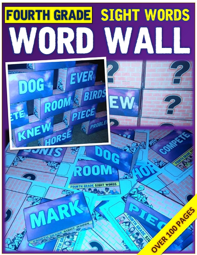 Fourth Grade Sight Words - Word Wall