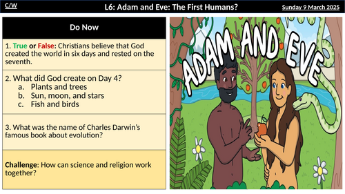 L6: Adam and Eve – The First Humans?