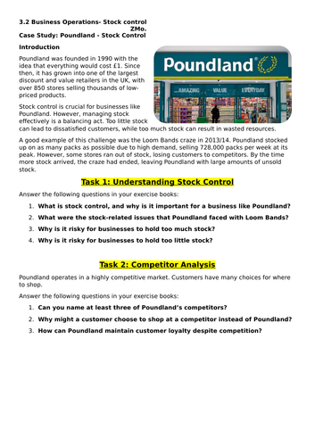 AQA GCSE Business Studies 3.2 Procurement