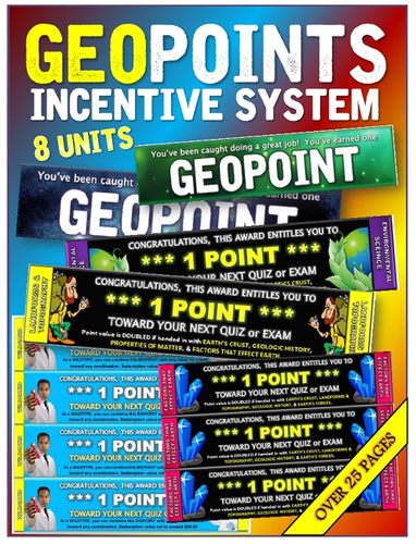 Earth Science: Geo Points - Student Incentive Awards