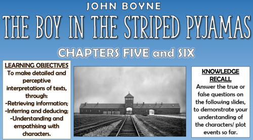 The Boy in the Striped Pyjamas - Chapters 5-6 - Double Lesson!