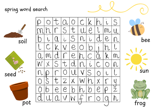 Spring word search