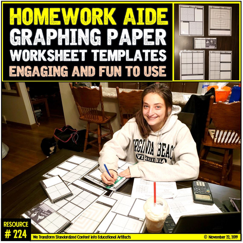 Math Homework: Graphing Worksheet Templates