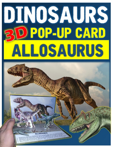 Dinosaurs: Allosaurus Pop-Up Card