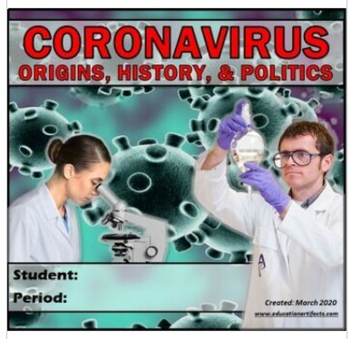 CORONAVIRUS: Viruses, Treatment, Origins, History & Politics Guided Note Packet