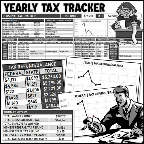 Yearly Tax Tracker