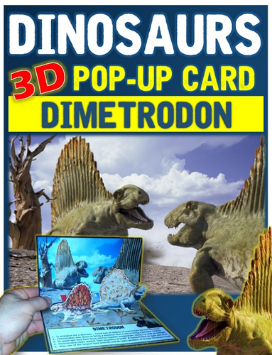 Dinosaurs: Dimetrodon Pop-Up Card