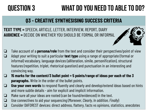 Creative Info Retrieval - Q3 iGCSE Skill