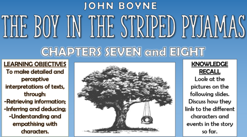 The Boy in the Striped Pyjamas - Chapters 7-8 - Double Lesson!