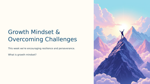 Assembly/Presentation - Growth Mindset