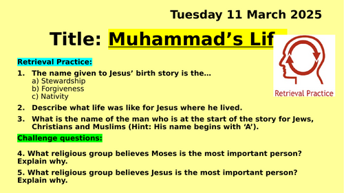 KS3 Islam Unit