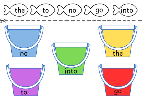 Tricky words buckets