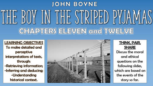 The Boy in the Striped Pyjamas - Chapters 11-12 - Double Lesson!