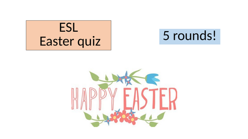 ESL Easter Quiz