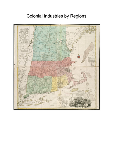 Colonial Industries by Regions