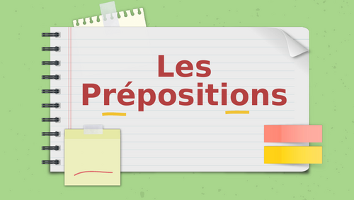 Les prépositions