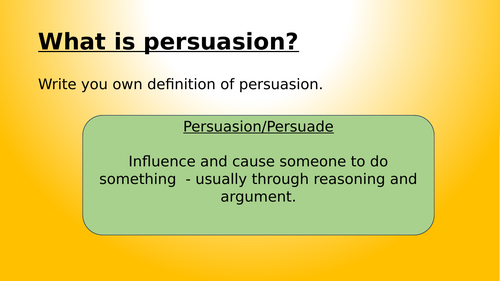 Persuasive Letter Writing Lesson – Develop Key Persuasive Writing Skills