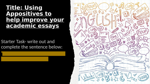 Improving Academic Essay Writing