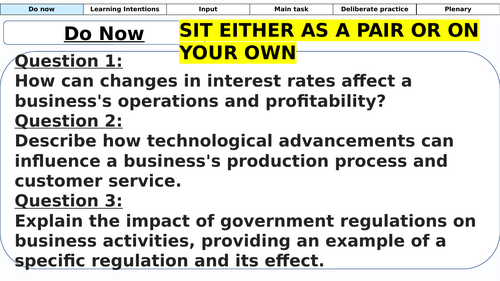 Types of Production