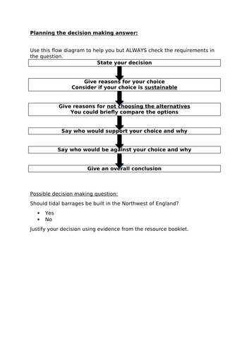 Geography GCSE AQA Paper 3 2025 preparation work