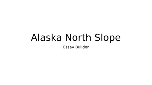 Impacts of Climate Change on the Alaskan Tundra
