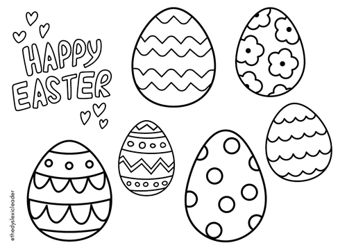 Easter Colouring Pictures