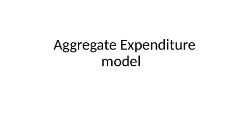AGGREGATE EXPENDITURE