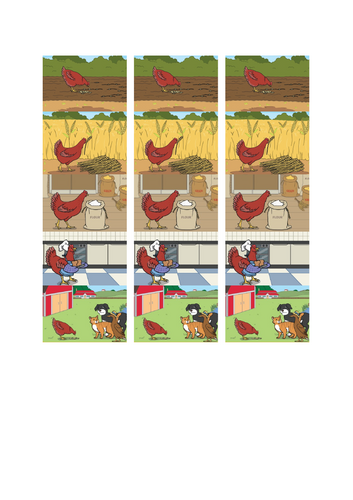 The Little Red Hen Writing Resources