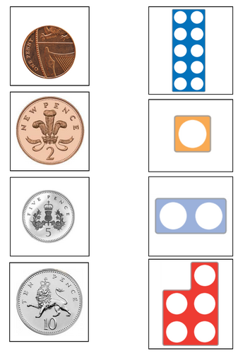 Numicon Money Match