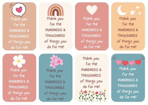Mother's Day Biscuit Tags