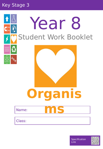 Key Stage 3 AQA Activate Part 2 - Organisms Student Work Booklet