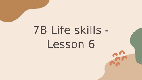 Life skills lesson: Essential emergency items and research page