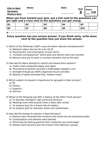 Democracy and Dictatorship Part 3 Nazi Germany