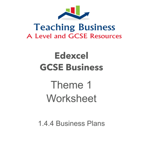1.4.4 Business Plans Worksheet